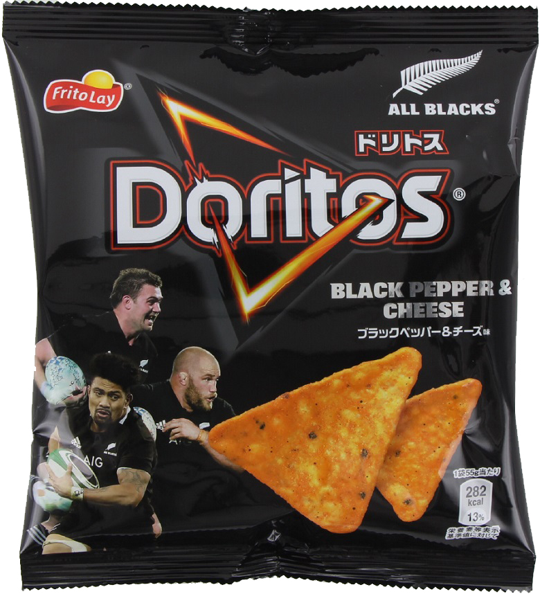 ドリトスブラックペッパー＆ビーフ味